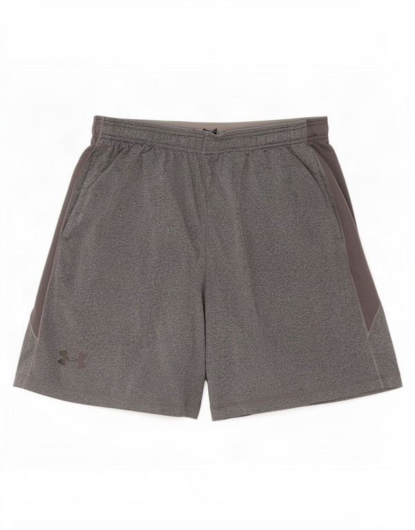 Męskie spodenki sportowe Under Armour Heat Gear XL, szare, nakrapiane