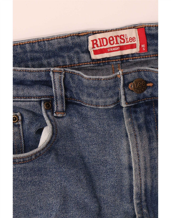 Męskie jeansy Lee Riders Straight W36 L30 Niebieskie, bawełniane