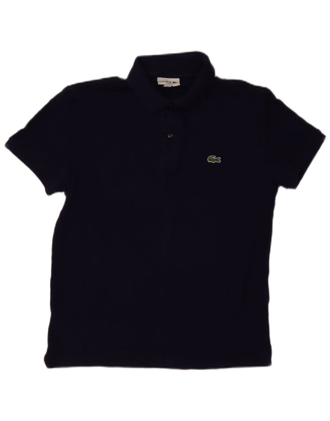 Męska koszulka polo Lacoste Slim Fit, rozmiar 4, średnia, granatowa, bawełniana