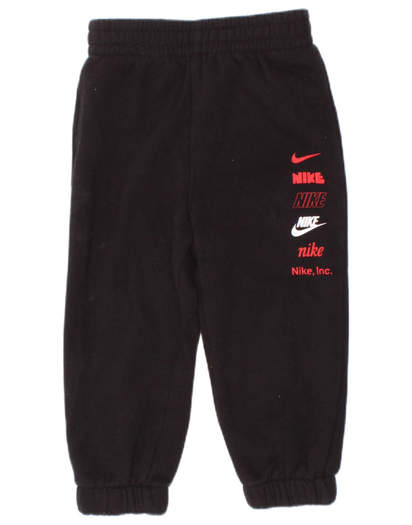Spodnie dresowe chłopięce Nike Baby Graphic Joggers 12-18 miesięcy czarne