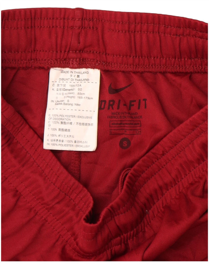 Męskie spodenki sportowe Nike Dri Fit, małe, czerwone, poliestrowe