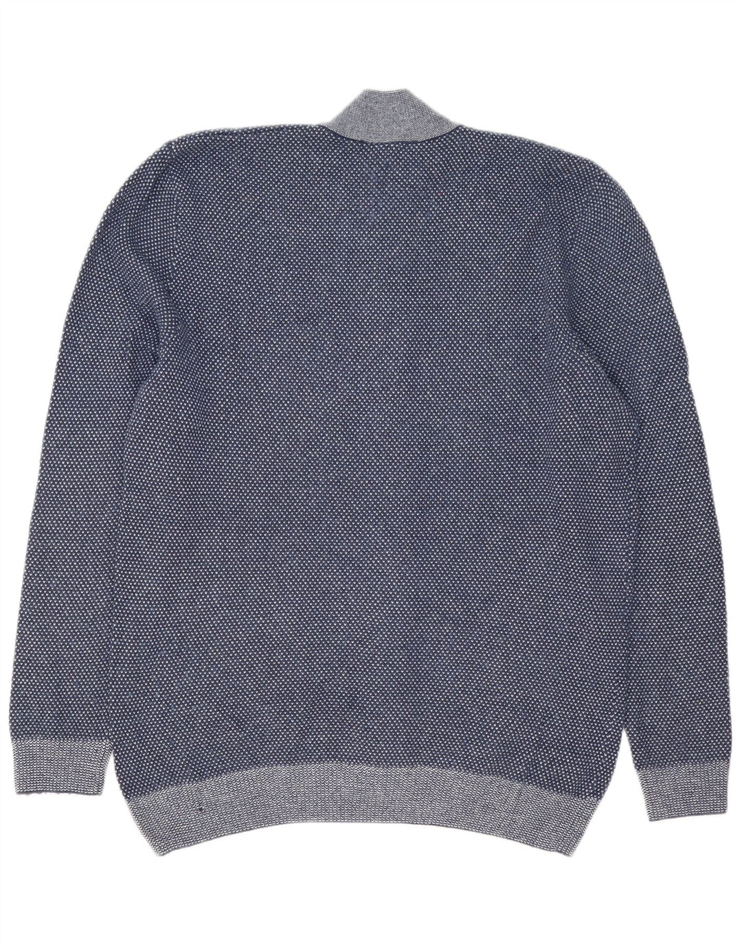 Lacoste Męski sweter rozpinany rozmiar 5, duży, granatowy, nakrapiany