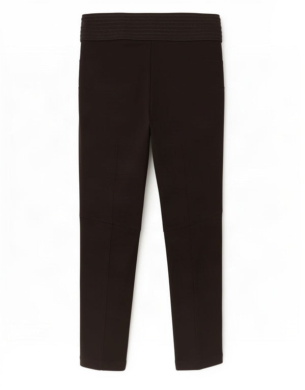 Spodnie damskie Zara Skinny Casual, średnie W28 L28, czarna wiskoza