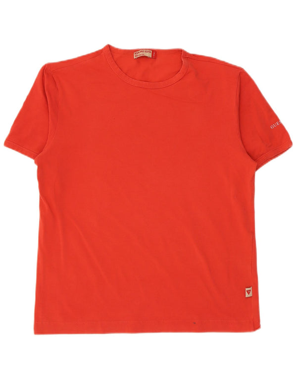 Koszulka damska Guess Top UK 18 XL, czerwona bawełniana