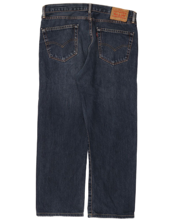 Męskie jeansy Levi's 751 Straight W34 L27 Niebieskie bawełniane