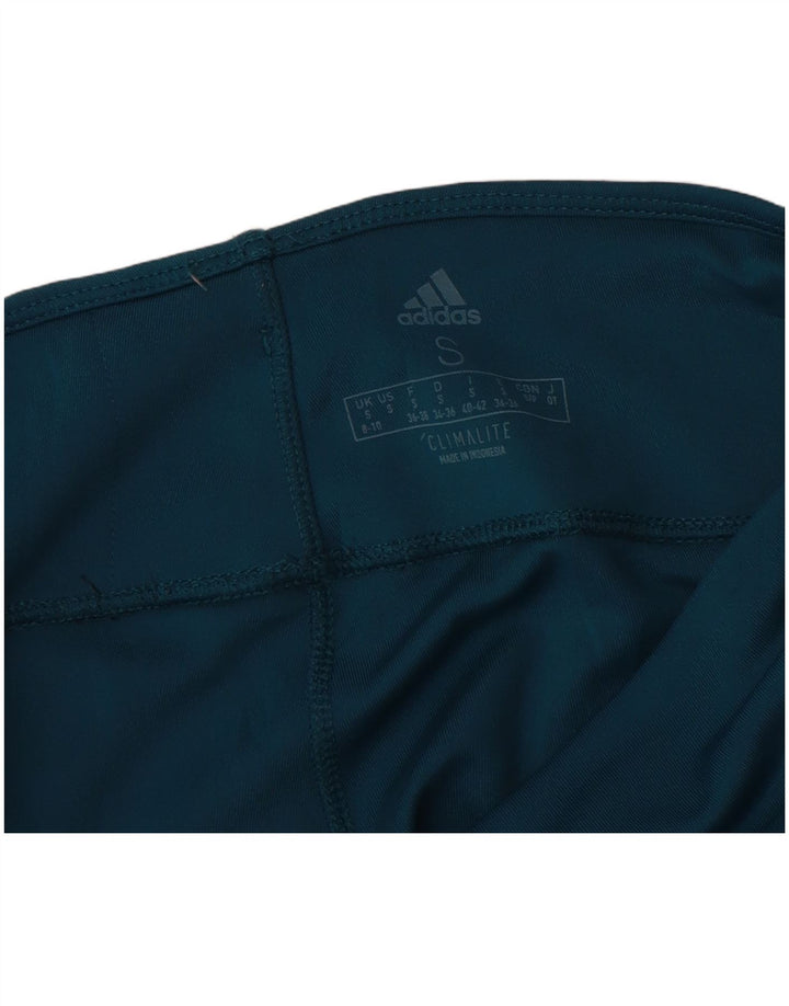 Legginsy Adidas Damskie Climalite UK 8/10 Małe Niebieskie Poliester