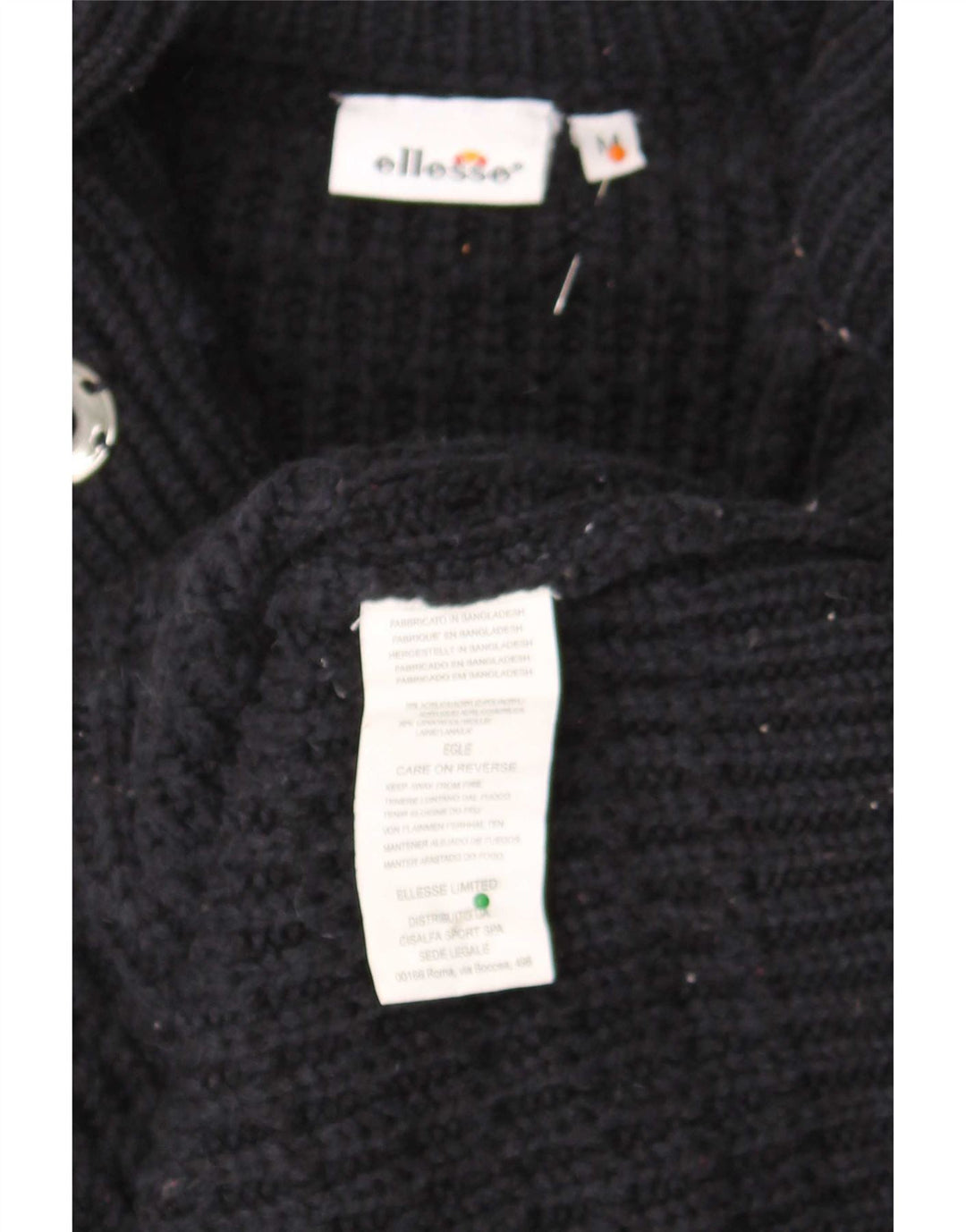 Sweter damski Ellesse UK 12 Średni granatowy akryl