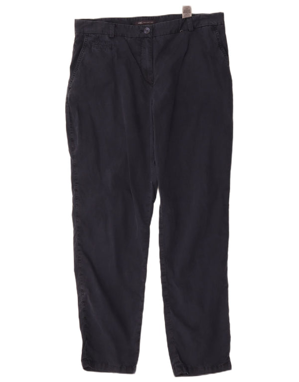 Spodnie damskie Marks & Spencer Regular Chino UK 14 Large W34 L28 Granatowe