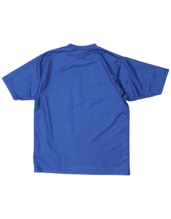 T-shirt męski Nike Top UK 36/38 Mały niebieski poliester z blokami kolorów