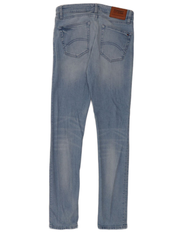 Damskie dżinsy Tommy Hilfiger Slim Tapered W29 L32 Niebieskie bawełniane
