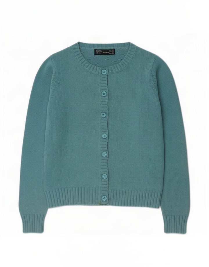 Sweter damski Zara, UK 12, średni niebieski, bawełniany