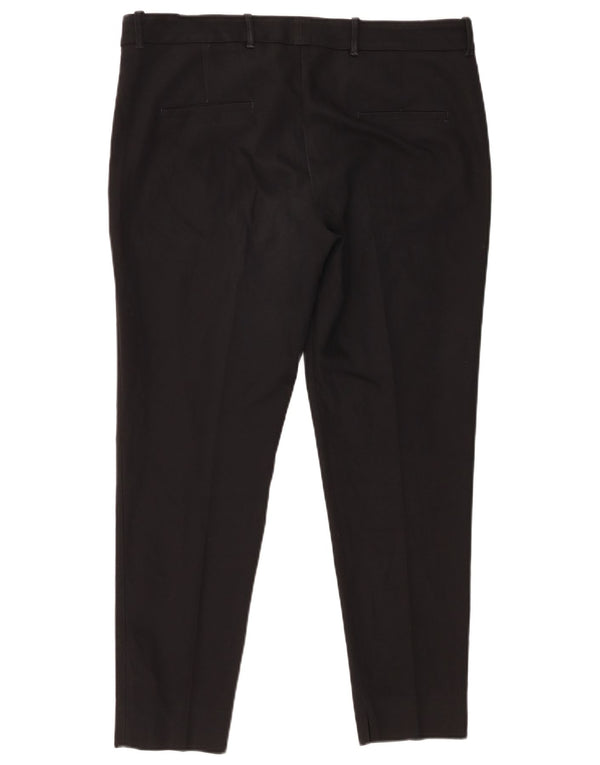 Spodnie damskie Zara Slim Chino XL W32 L28 Czarny poliester