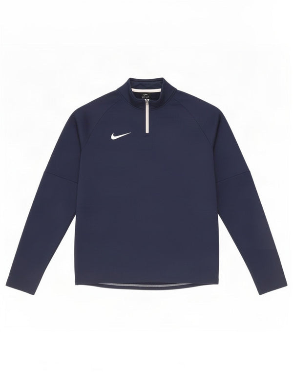 Chłopięcy dres Nike Dri Fit z pulowerem, 13-14 lat XL, granatowy