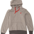 Męska bluza z kapturem Nike, bawełniana, w kolorze średniej szarości