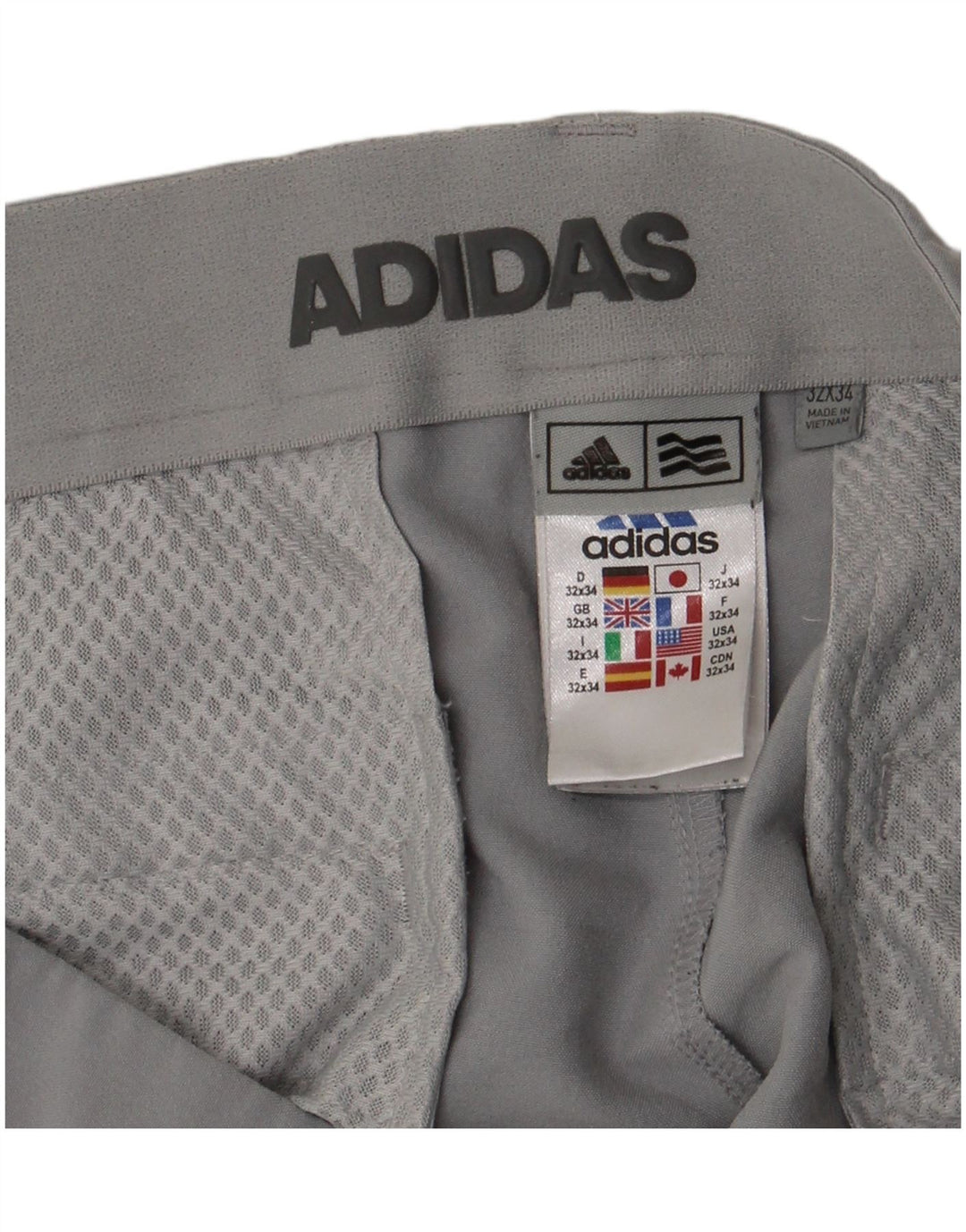 Spodnie damskie Adidas Slim Chino W32 L34 Szary poliester