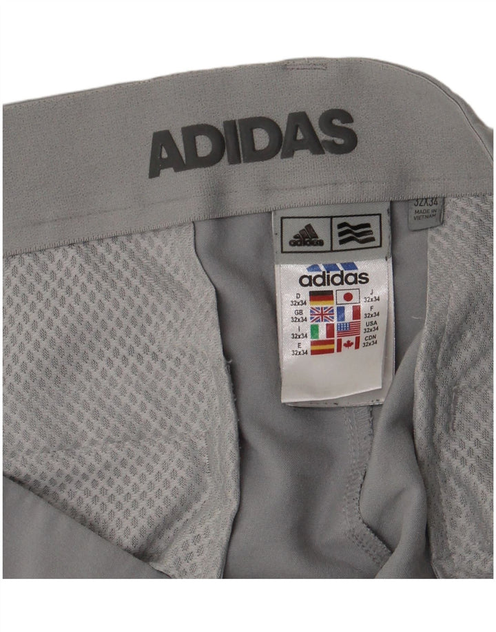 Spodnie damskie Adidas Slim Chino W32 L34 Szary poliester
