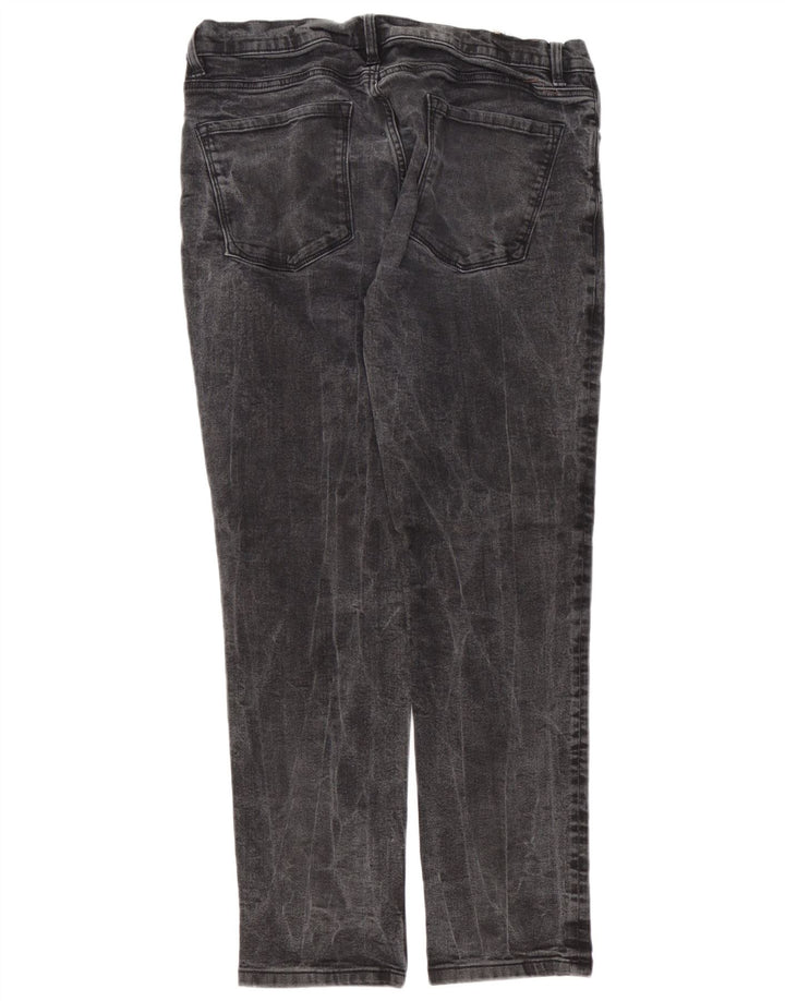 Męskie jeansy slim fit Penguin W36 L32 Szara bawełna