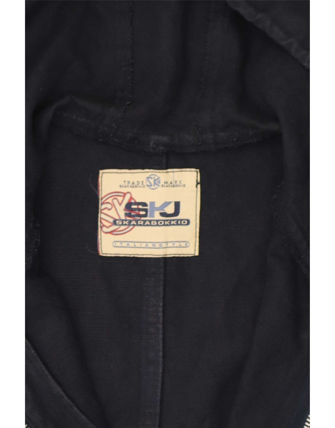 Vintage męska kurtka z kapturem Utility UK 38, średni granat