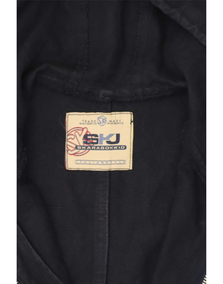 Vintage męska kurtka z kapturem Utility UK 38, średni granat