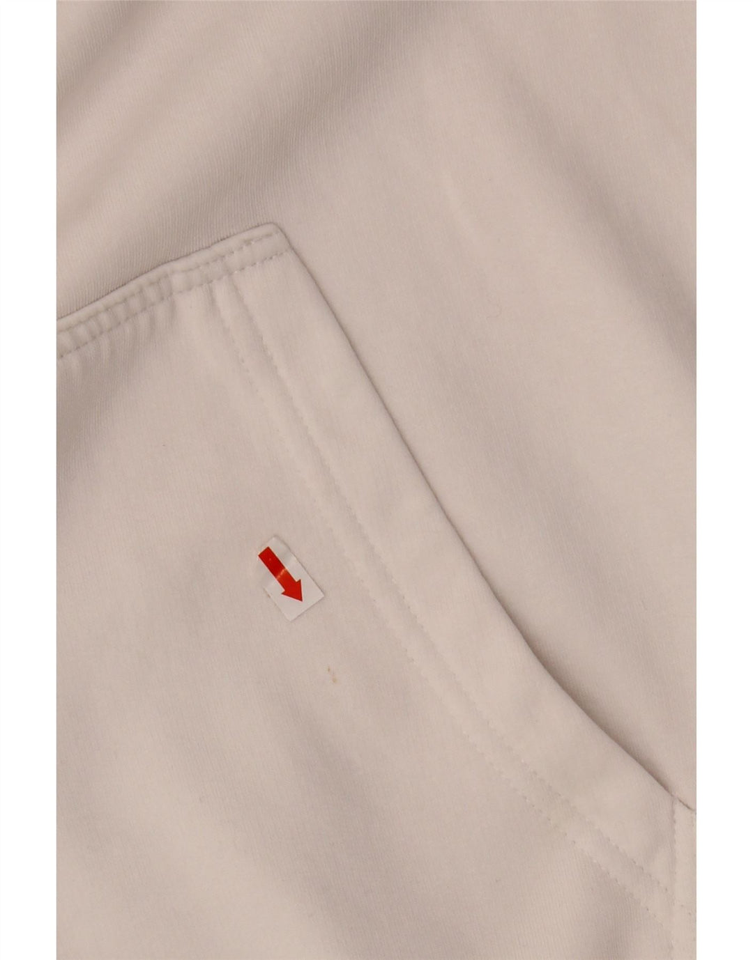 Męski sweter z kapturem i grafiką KARL KANI o luźnym kroju, mały, biały, bawełniany