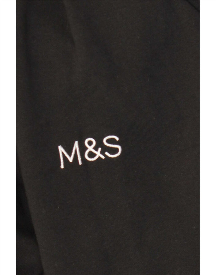 Męski sweter Marks & Spencer, średni czarny poliester