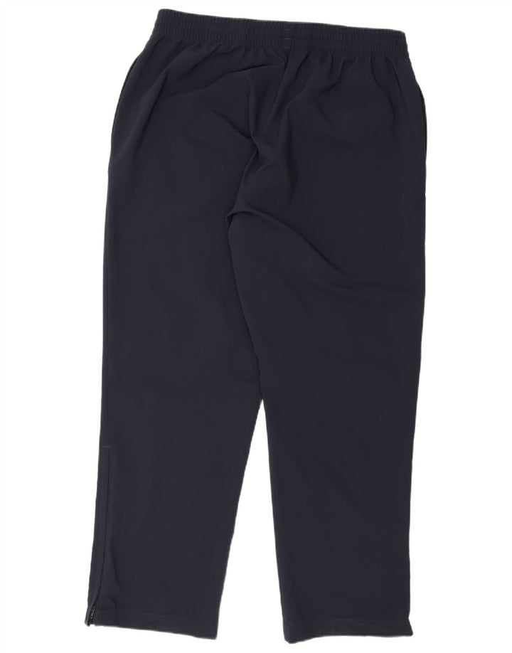 Męskie spodnie dresowe ADIDAS XL, granatowe, poliestrowe