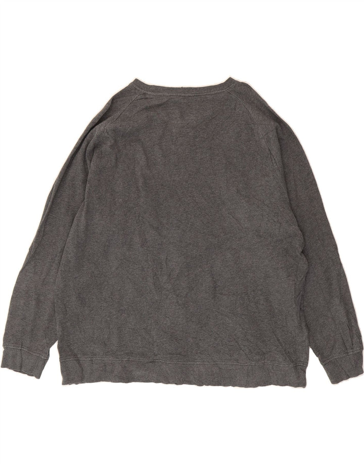 REEBOK Mens Sweatshirt Jumper 2XL Grey Cotton Vintage Reebok and Second-Hand Reebok from Messina Hembry 