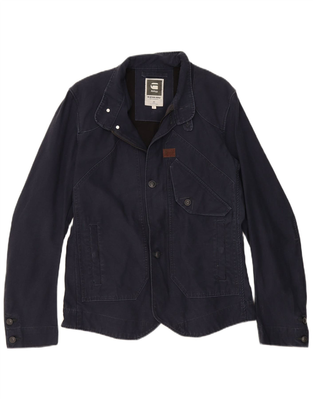 Damska kurtka użytkowa G-STAR UK 16, duża, granatowa, bawełniana