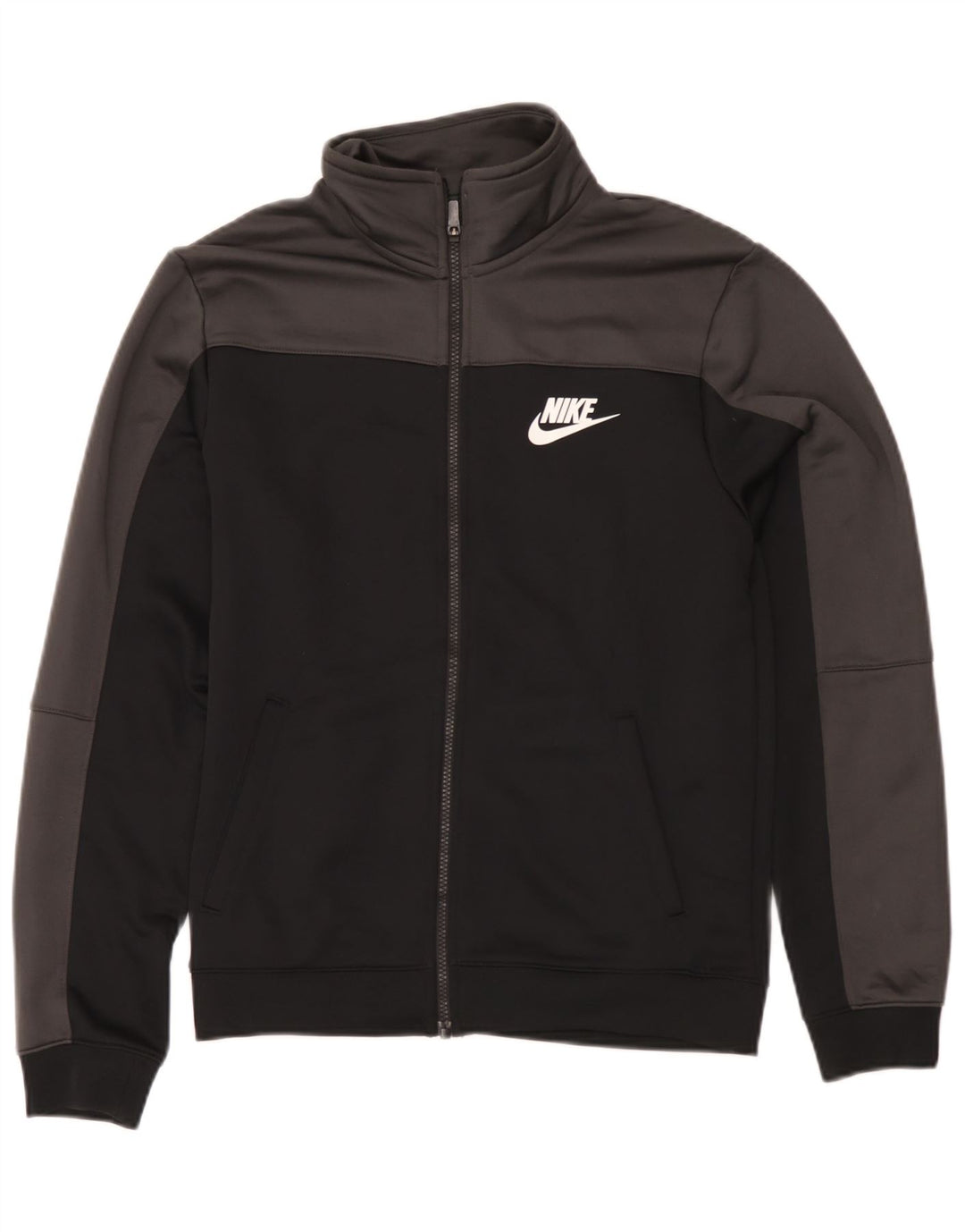 Męska bluza dresowa Nike, mała, czarna, poliestrowa z blokami kolorów