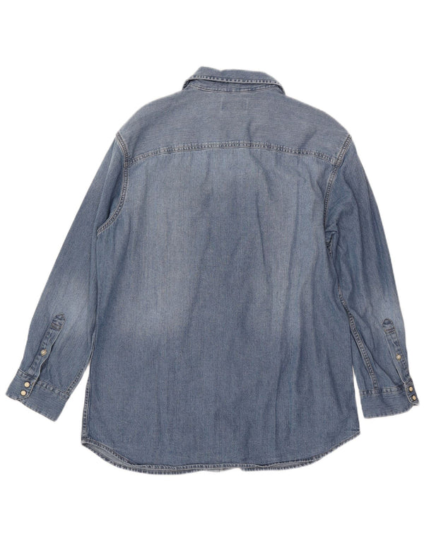 Męska koszula dżinsowa JACK & JONES XL, niebieska, bawełniana