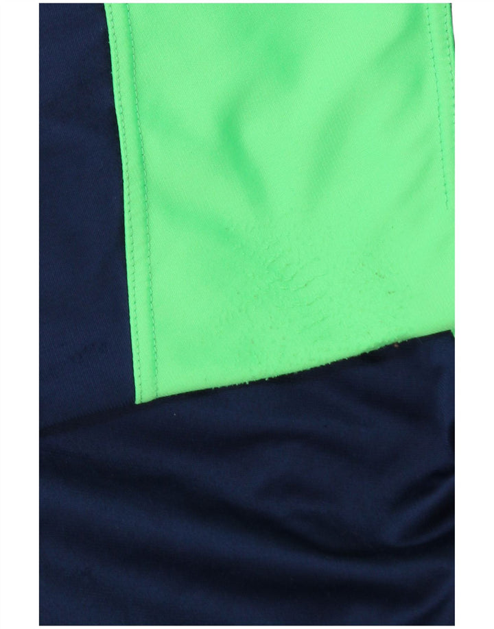 Męska kurtka dresowa ARENA Graphic, średnia granatowa, blok kolorów