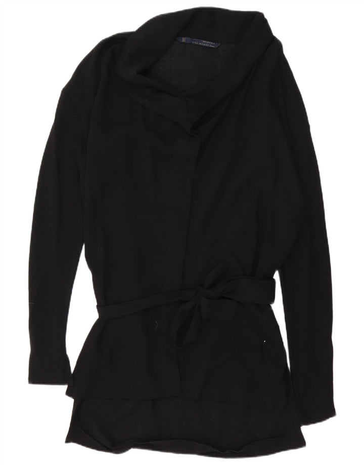 Sweter damski Zara UK 14, średni czarny, wiskoza