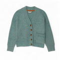 Damski sweter oversize White Stuff Crop Cardigan UK 10 Small Blue
