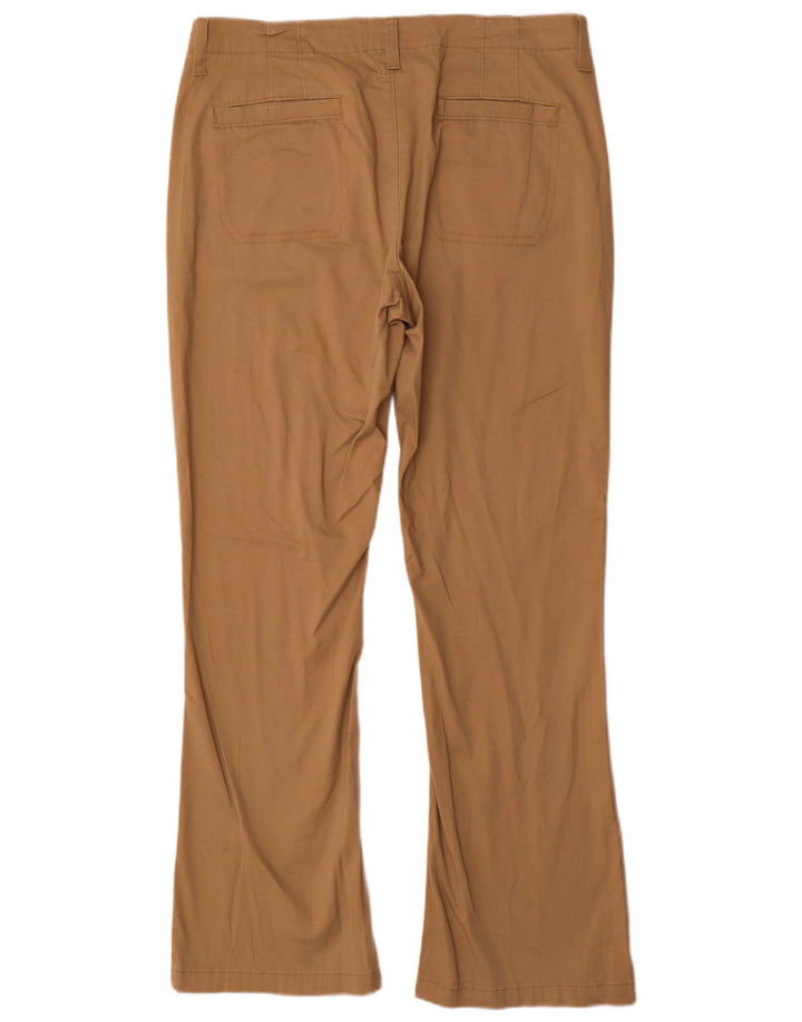 Damskie spodnie Chino Lee Bootcut US 14 XL W36 L31 Brązowa bawełna