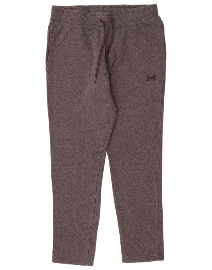 Męskie spodnie dresowe Under Armour, duże, szare, bawełniane w plamki