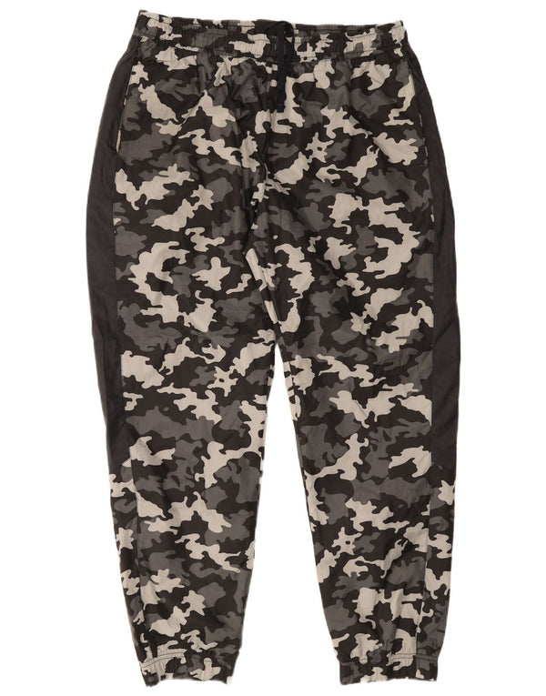Męskie spodnie dresowe NIKE Joggers XL, szary kamuflaż, poliester