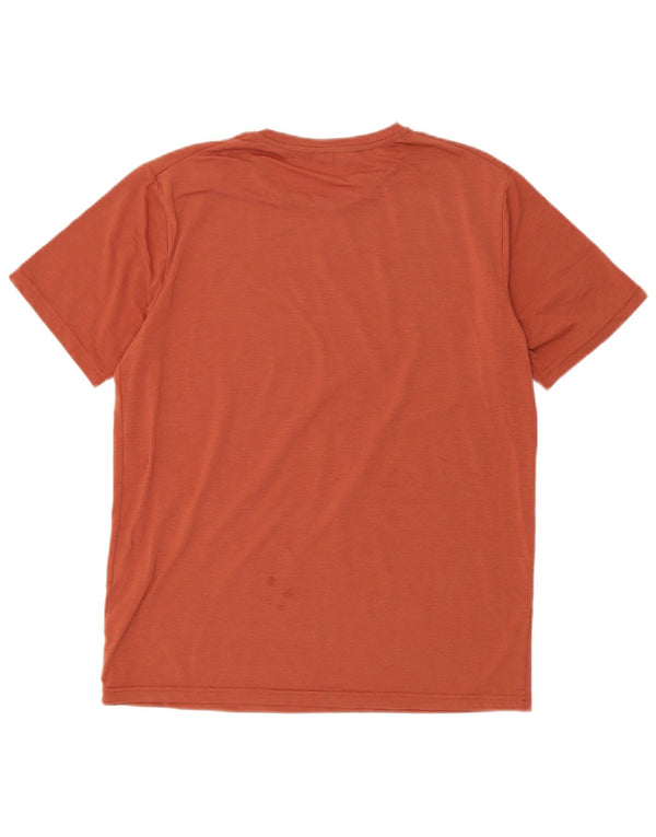 T-shirt męski Rohan, mały, brązowy, poliester