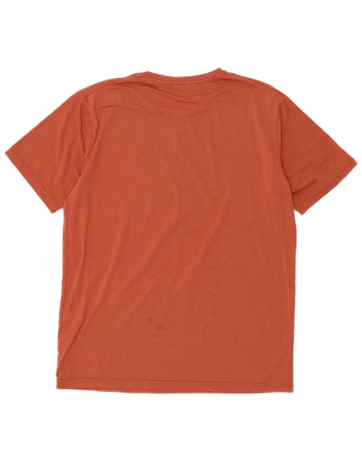 T-shirt męski Rohan, mały, brązowy, poliester