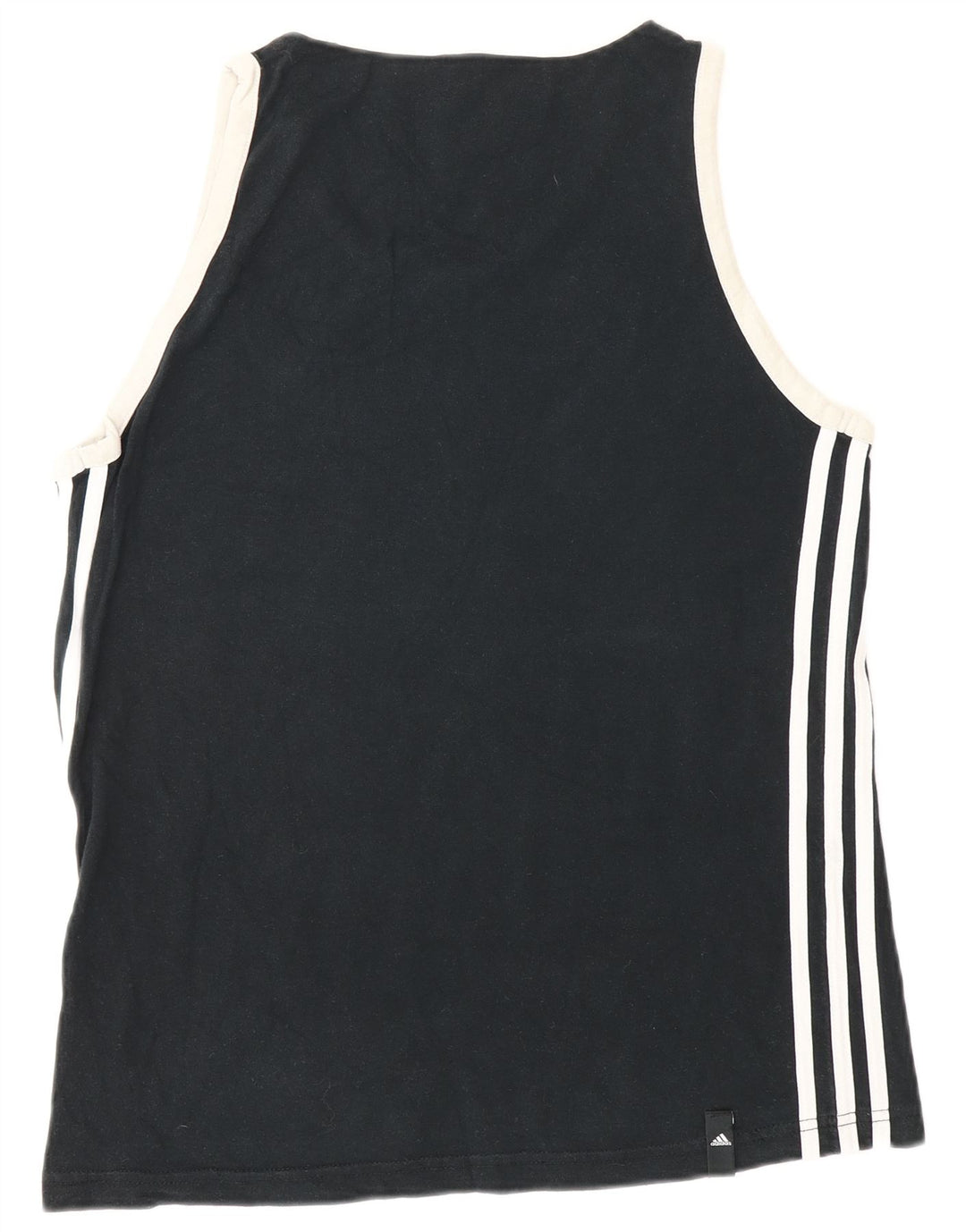 Top męski ADIDAS z kamizelką UK 34/36, mały, czarny, bawełniany