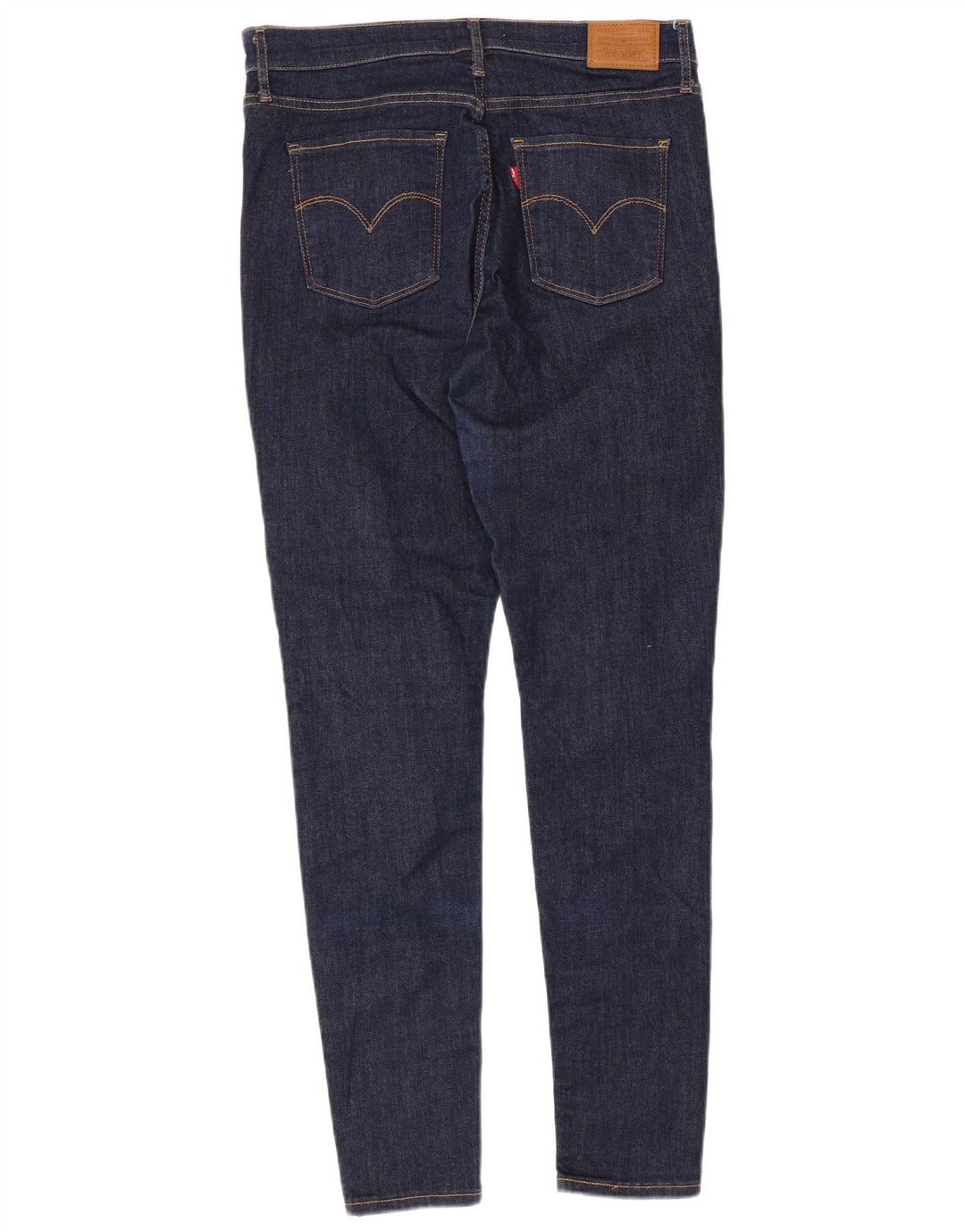 Damskie jeansy LEVI'S 720 z wysokim stanem, bardzo obcisłe W30 L29 granatowe