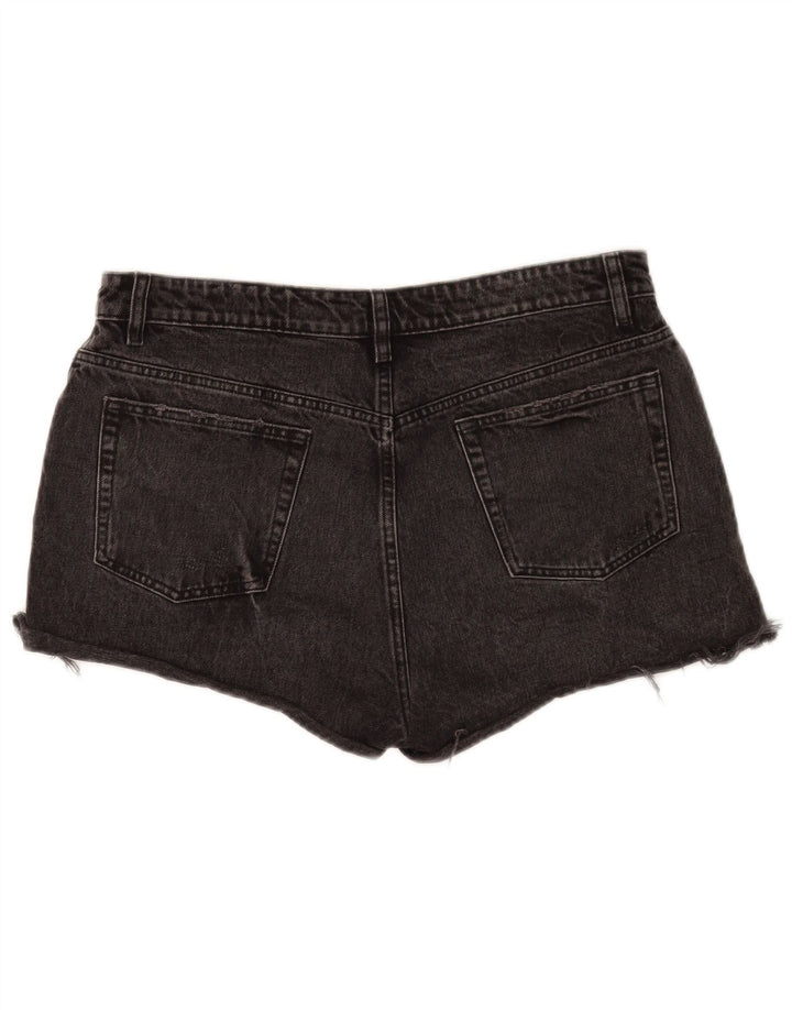 Damskie spodenki jeansowe Zara w trudnej sytuacji EU 44 XL W34 czarne