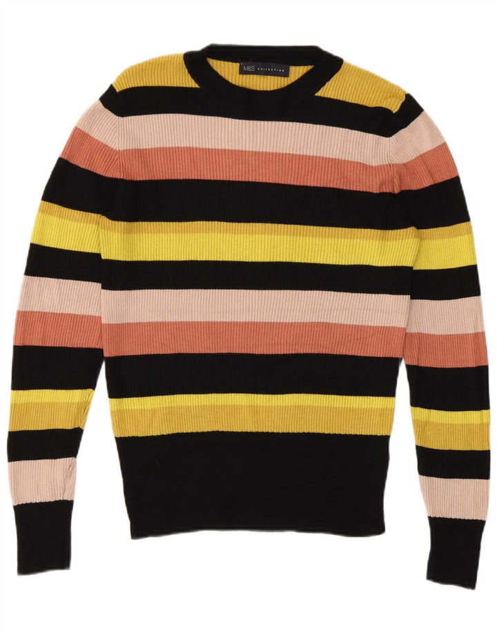 Sweter damski Marks & Spencer z okrągłym dekoltem, UK 12, średni, wielokolorowy