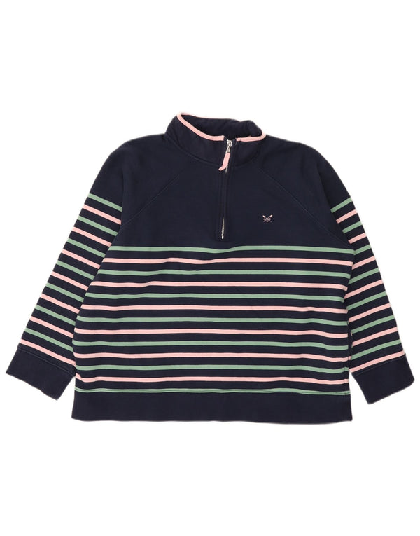 Damska bluza Crew Clothing Sweter UK 16, duże, granatowe paski