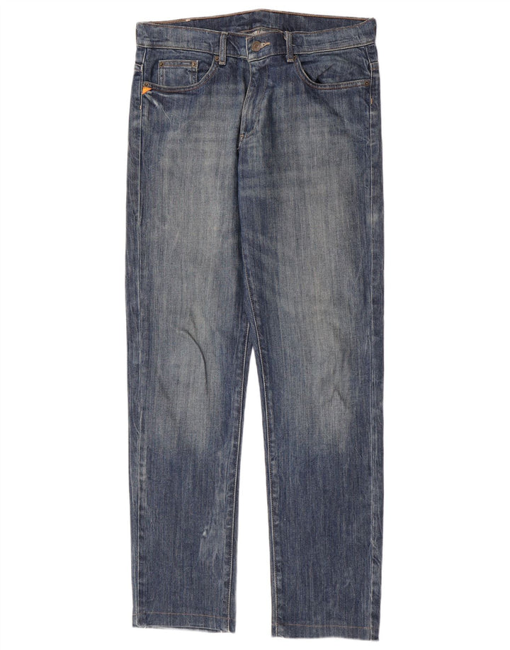 Męskie proste dżinsy Kappa Perfect Fit W32 L31 Niebieskie bawełniane