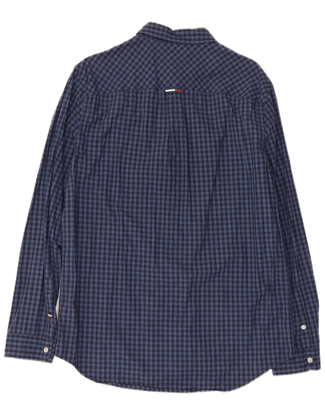 Koszula męska Tommy Hilfiger o regularnym kroju, duża, granatowa, bawełniana w kratkę