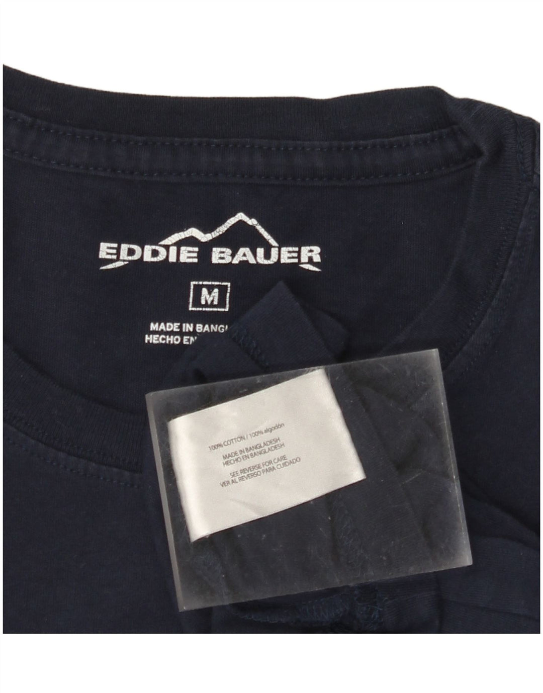 T-shirt męski EDDIE BAUER, średni, granatowy, bawełniany