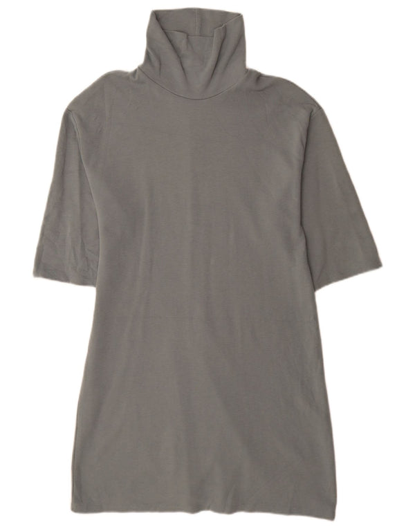 Damska sukienka T-shirtowa Zara UK 10 Small, szara, bawełniana