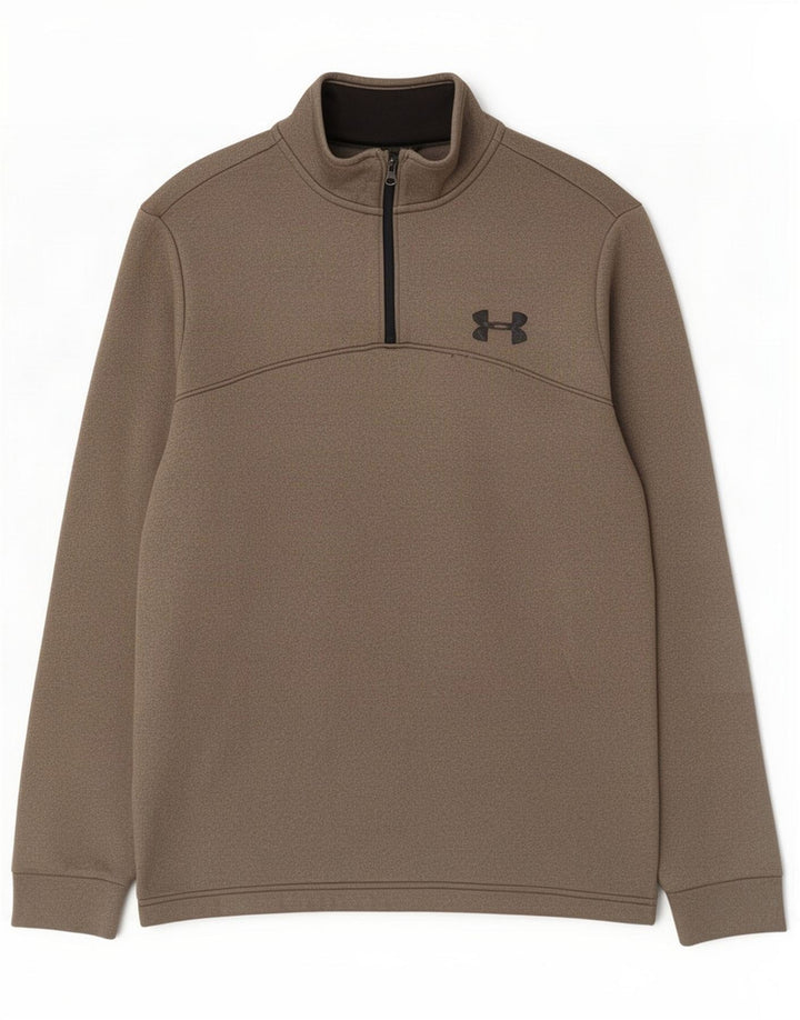 Bluza męska Under Armour z zamkiem błyskawicznym, mała, szara