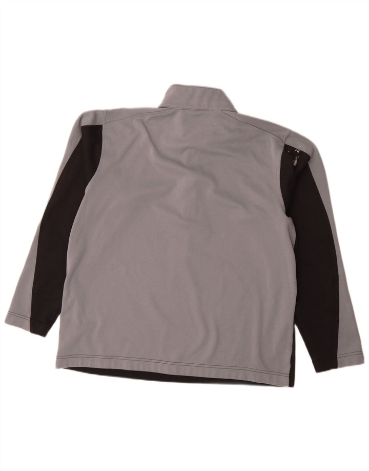 Męski dres Nike Dri Fit z pulowerem, UK 42/44, duży szary blok kolorów