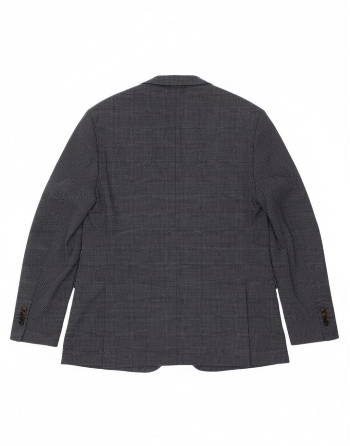 Męska marynarka zapinana na 2 guziki Massimo Dutti EU 58 2XL Granatowa, bawełniana